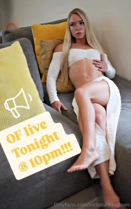 Feeling like getting frisky tonight on of live cum and join me at 10pm