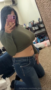 Swipe to make my tits bigger and my belly bigger