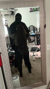 We love playing with my giant fake tits they feel so real super part 22