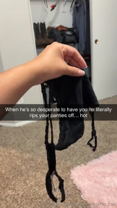 Soon i m not gonna have anymore panties this is the third pair buskin