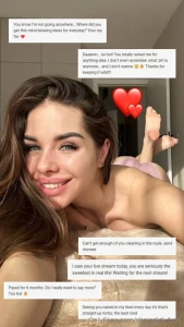 I am deeply touched by your messages about my secret account