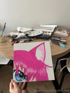 I drew a new sketch of a cat girl that i m absolutely thrilled with i part 1
