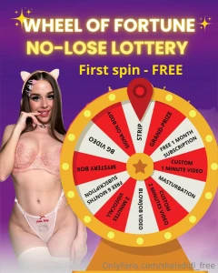 Only today first spin is completely free for all subscribers of my vip