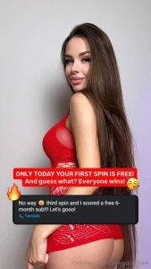 Only today first spin is completely free for all subscribers of my vip part 1