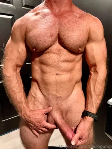 Get on your knees for this muscle cock