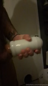 Having a little fun with this toy before i shower