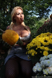 Just watering my plants but someone else s getting wet too titfuck part 1
