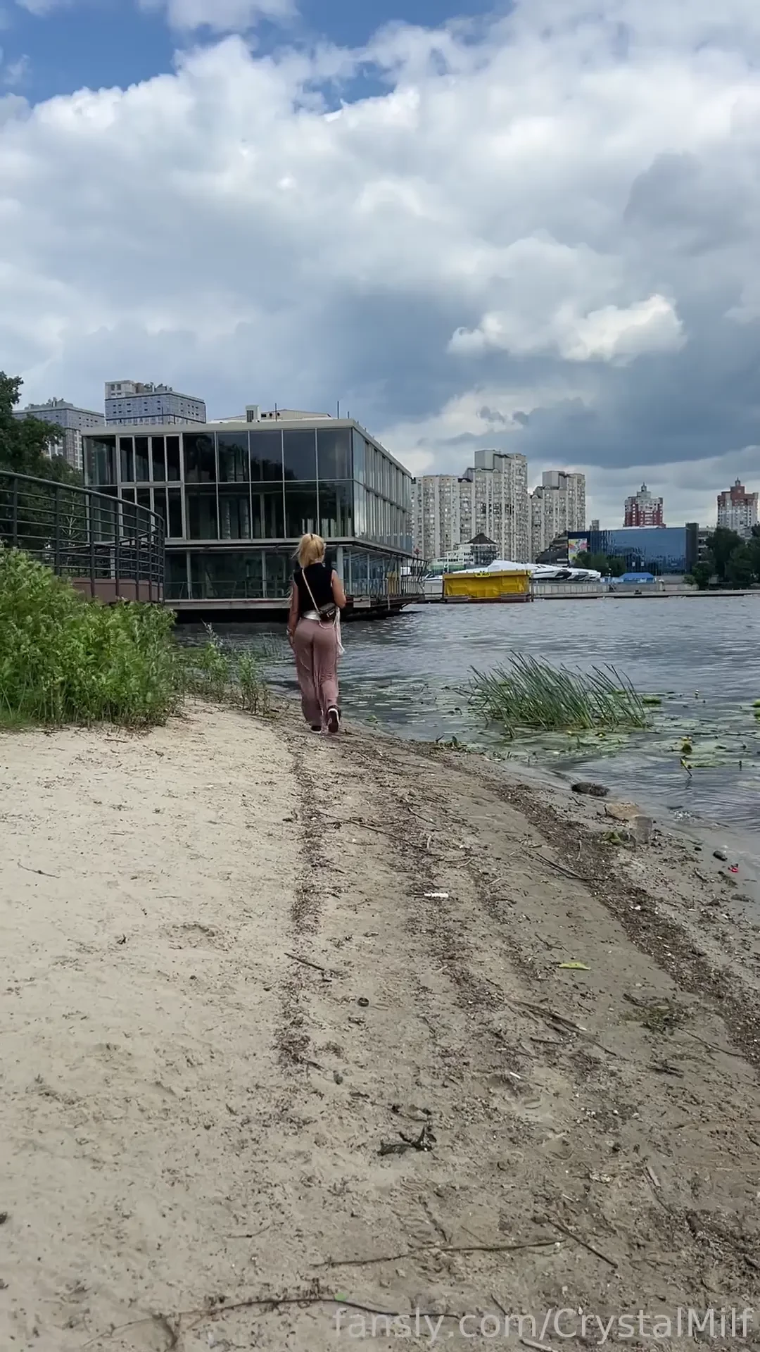 Just walking near the river bank fyp mature milf chubby bigtits 