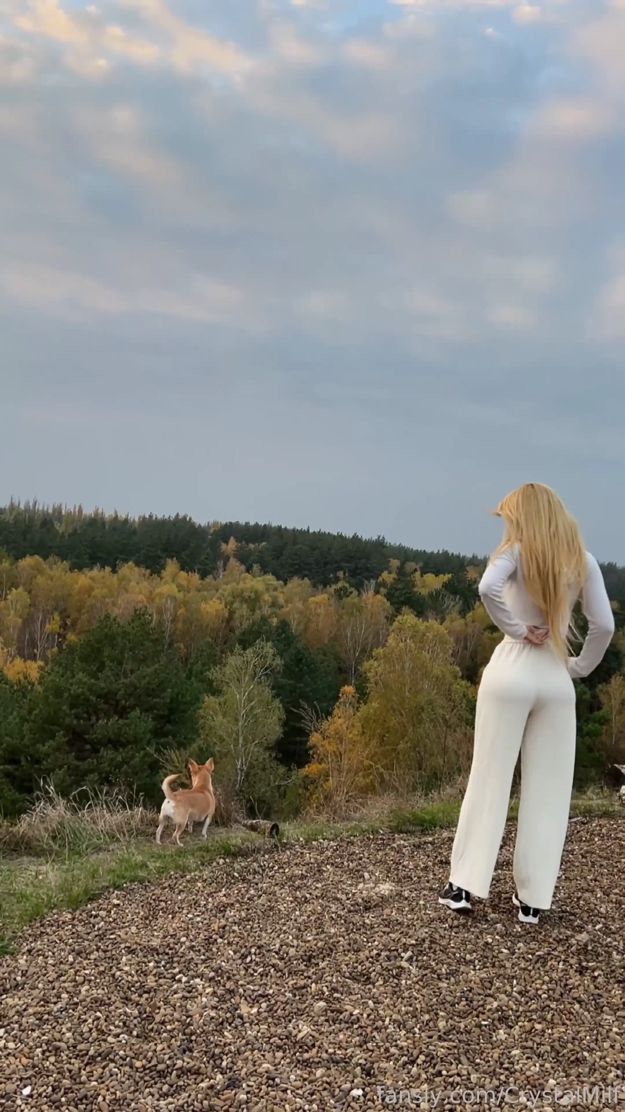 Enjoying the view of the mountains fyp mature bigboobs milf titfuck 