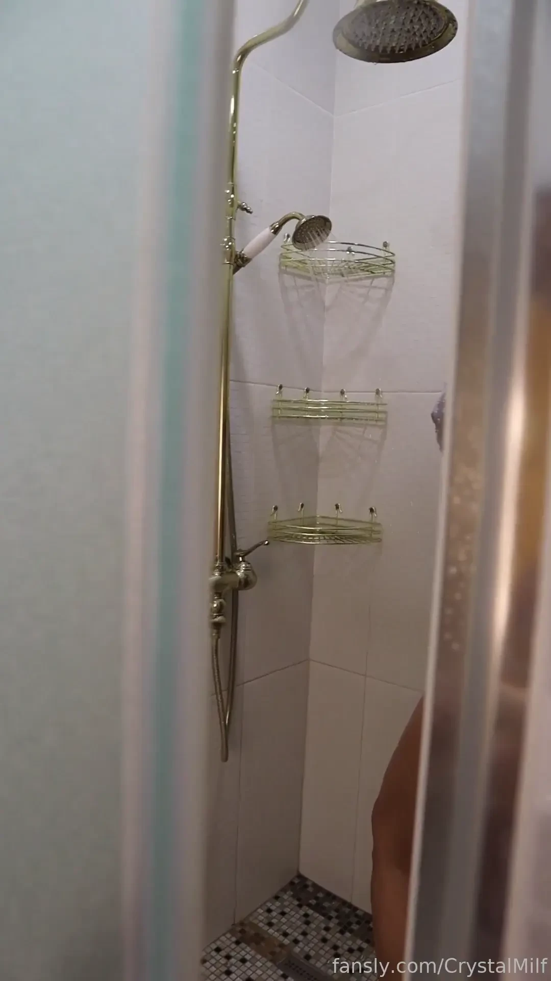 Someone filmed me while i was taking a shower fyp mature bigboobs milf 