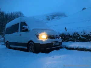 Playing out in the snow part 1