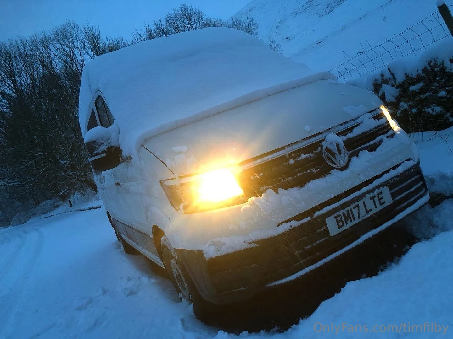 Playing out in the snow 