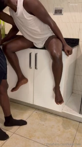 Bro was like yeah fuck me in the kitchen before i end up in bed