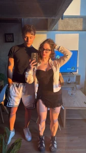 Golden hour short shorts and a mini skirt begging for trouble who do