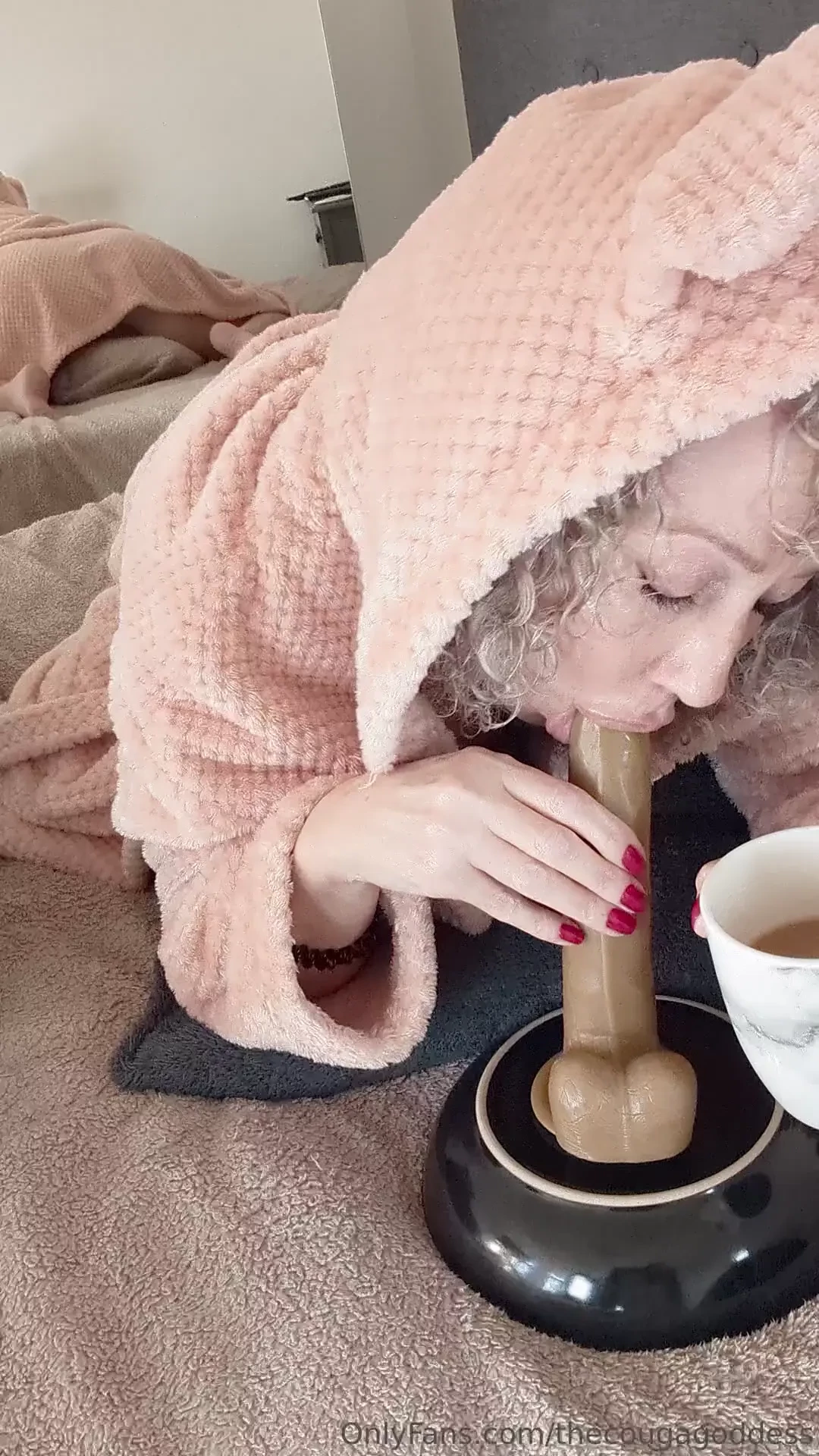 Sloppy bj with your coffee baby p1 