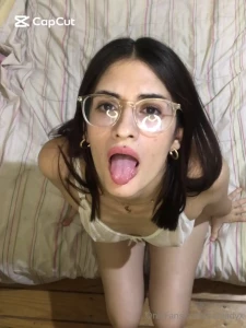 Good girl waiting for your milk