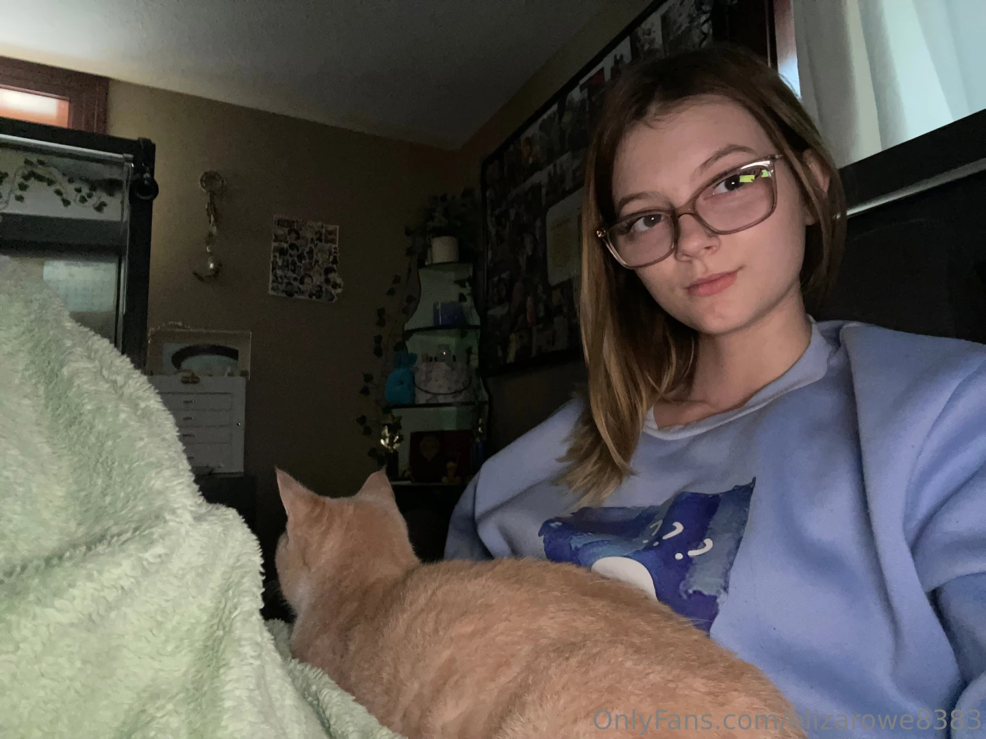 Kitty snuggles and a good show best end to a day 