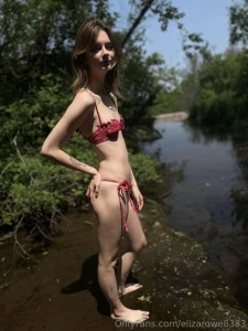 Finally feeling better so i went swimming again part 1