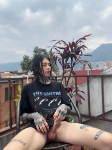 How nice to sunbathe with my dick outside who would like to fuck me on part 5