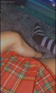 Watch me go inside my kitty and pull out my cum