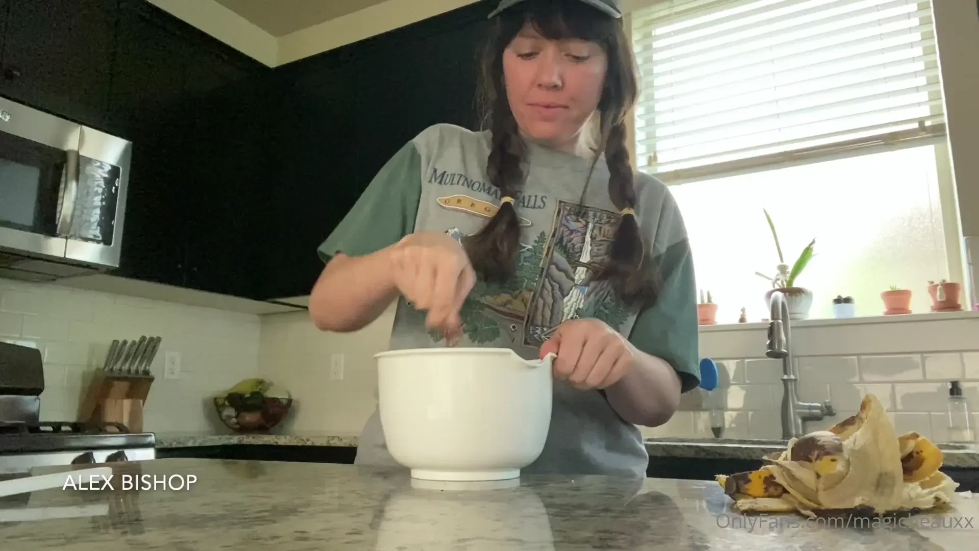 Baking banana bread with alex - something a little different i filmed 