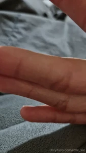 A beautiful wet finger