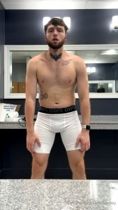Showing off in the locker room before latinouncutt follows me into the part 1