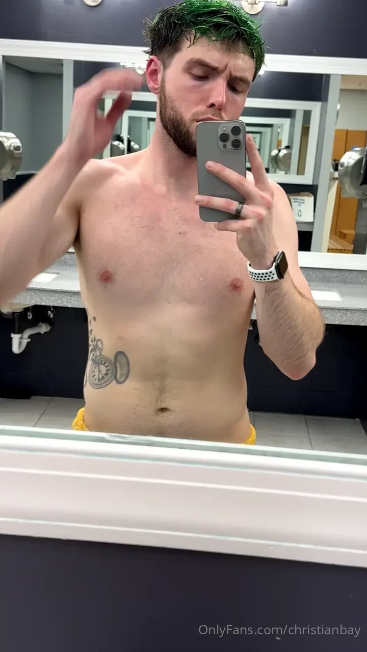 Dry off with me after my shower at the gym part 1 