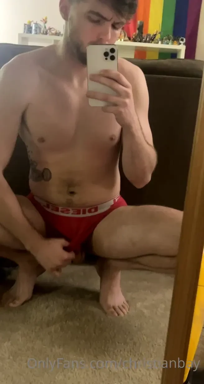 Was doing my morning stretches and my members made an appearance 