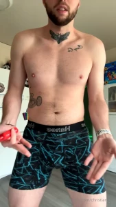 Not fluffed just big balls and the underwear