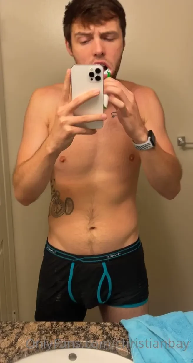 Good morning or goodnight just brush your teeth 