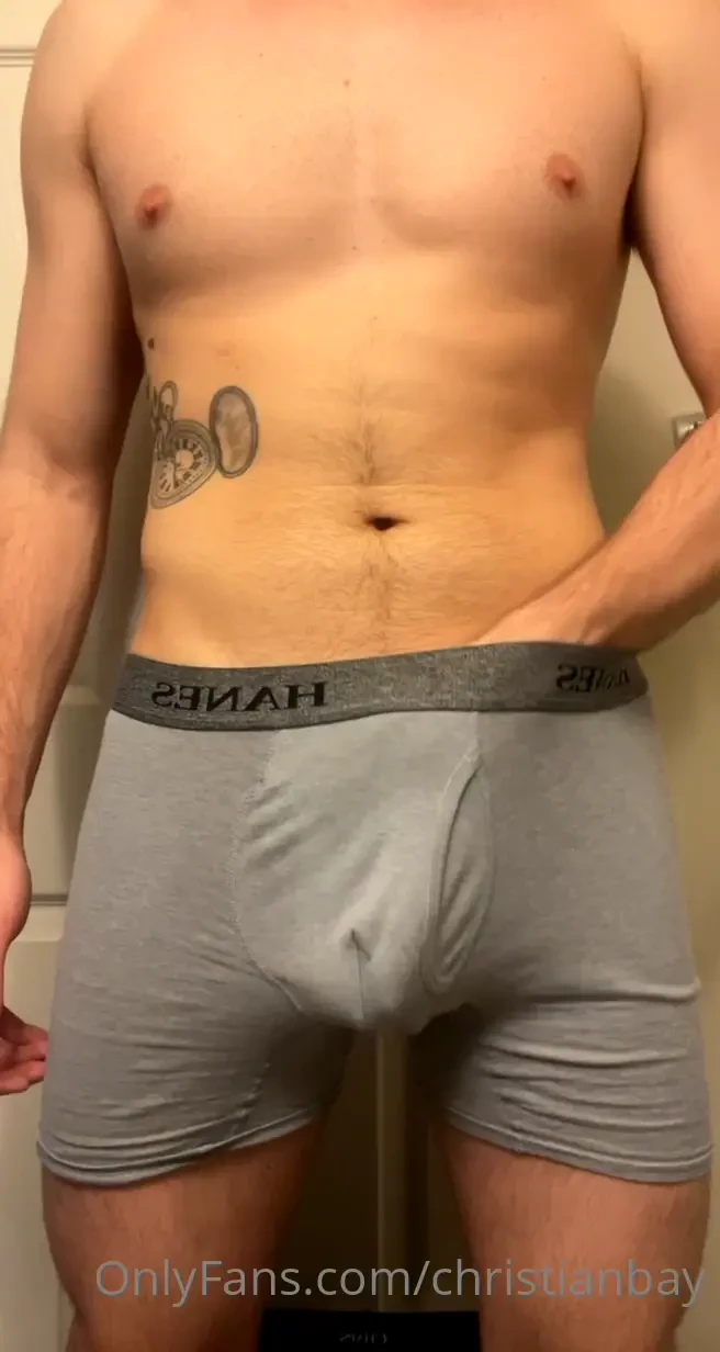 Undress with me and rub my hard cock through my boxers 