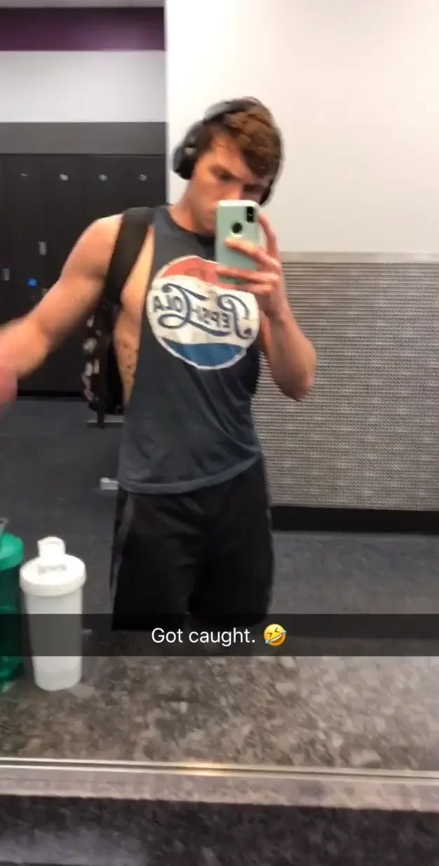 Always get caught taking videos in the gym 