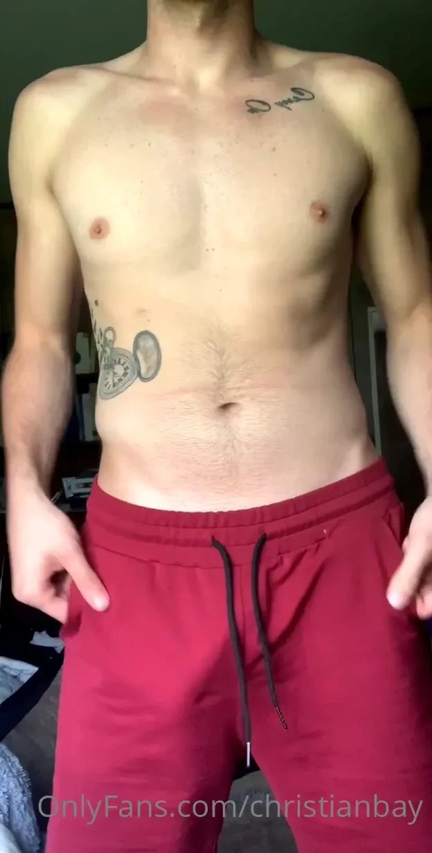 Chubbin infront of my open window can see the veins through the shorts 