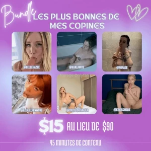 Bundle entre copines et non tu ne r ves pas le bundle est de retour et