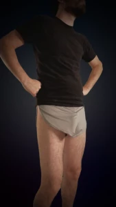 Bonus take from the new video today with the dick slip underwear hope
