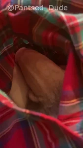 Extended shot of the pov of my boxer shorts peekabo what do you think