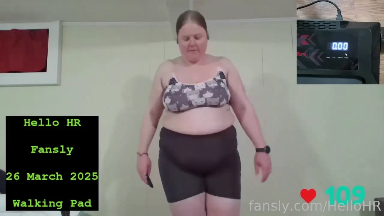 New camera layout while using my walking pad subscribe or purchase to 