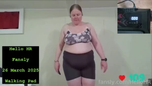 New camera layout while using my walking pad subscribe or purchase to