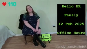 Office hours are open medfet medicalfetish gloves latex boots