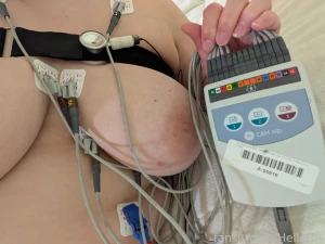 Enjoying time hooked up to the ecg medfet medicalfetish cardiophile part 4