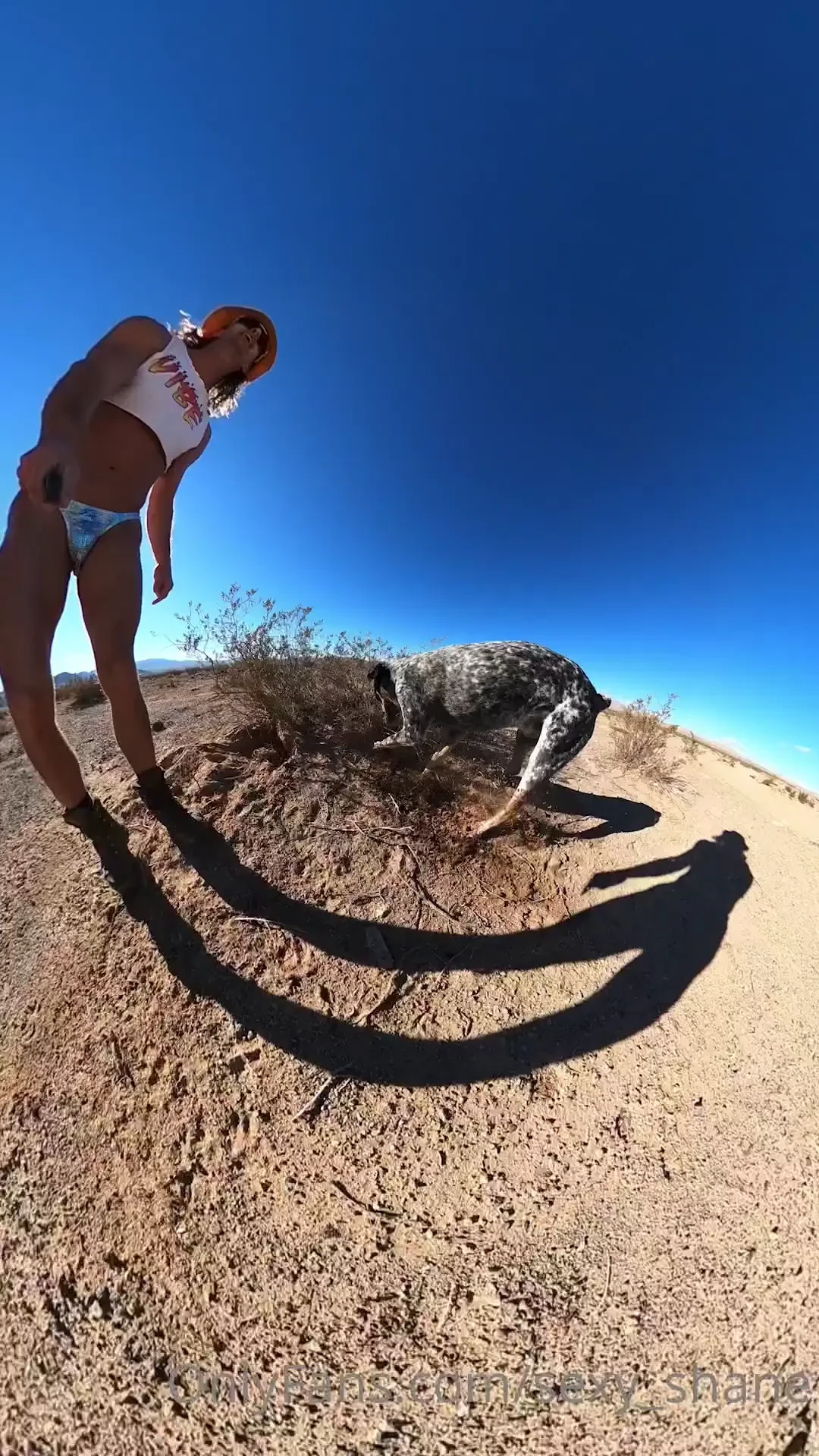 It s a beautiful day to run around in a thong 