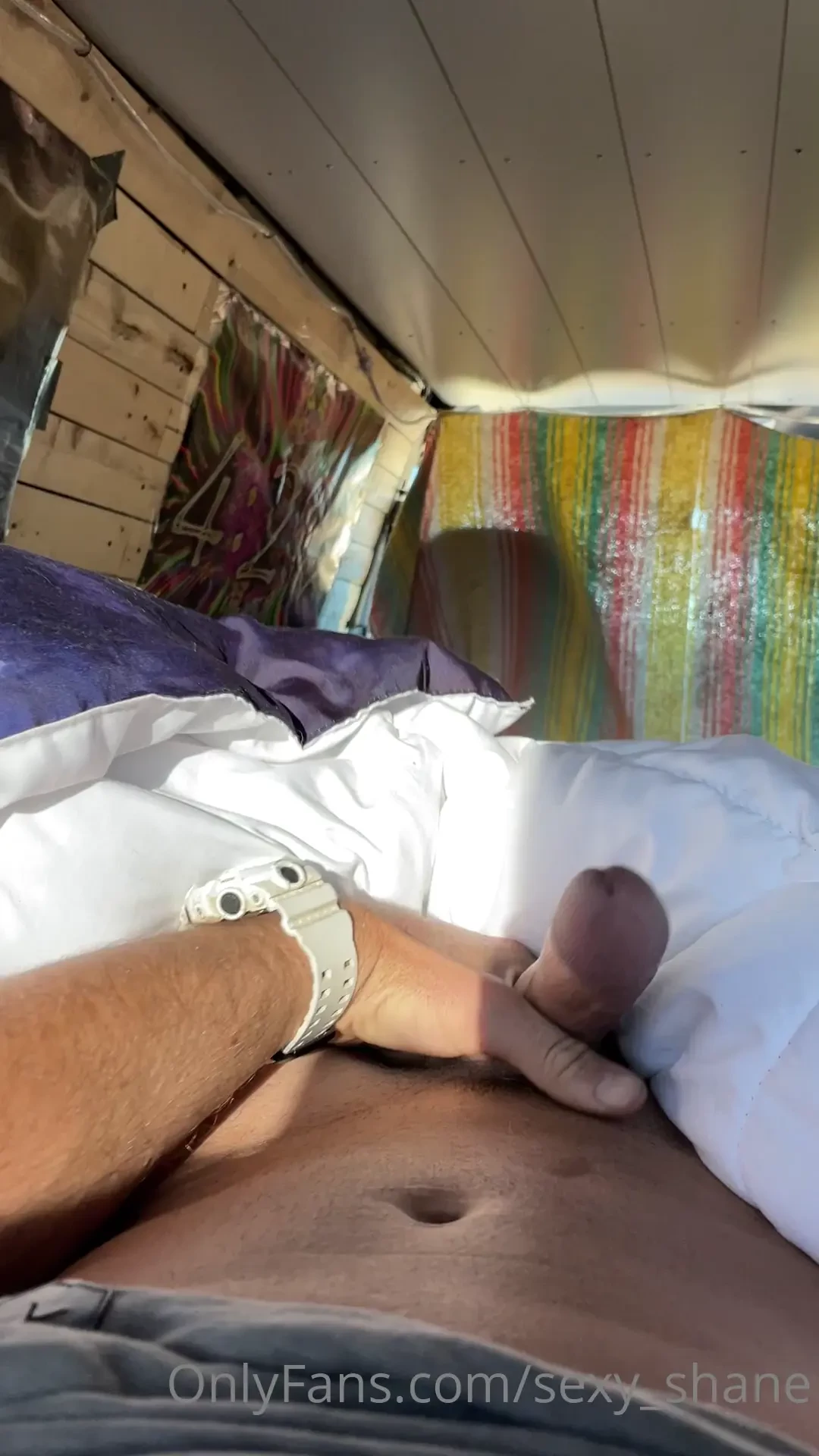 Waking up in the lady layer and my cock is rock hard i was soooo horny 