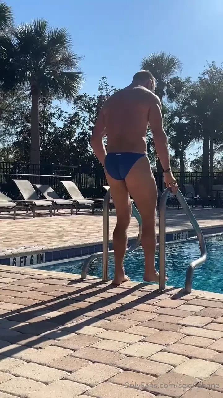 Another day at the pool rocking my swimsuit from grand axis it sure is 