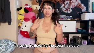 Brand new 12min full nude relaxing yoga practice enjoy