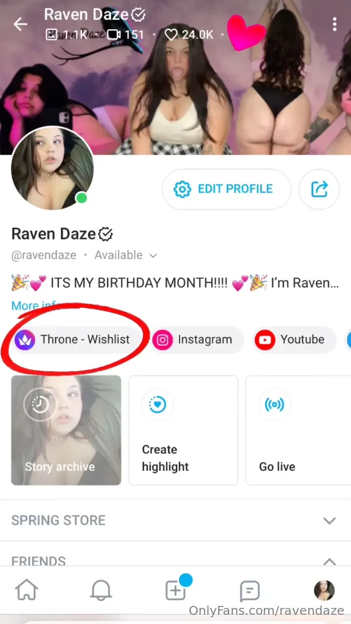 My throne has a variety of items all of which are things i love or 