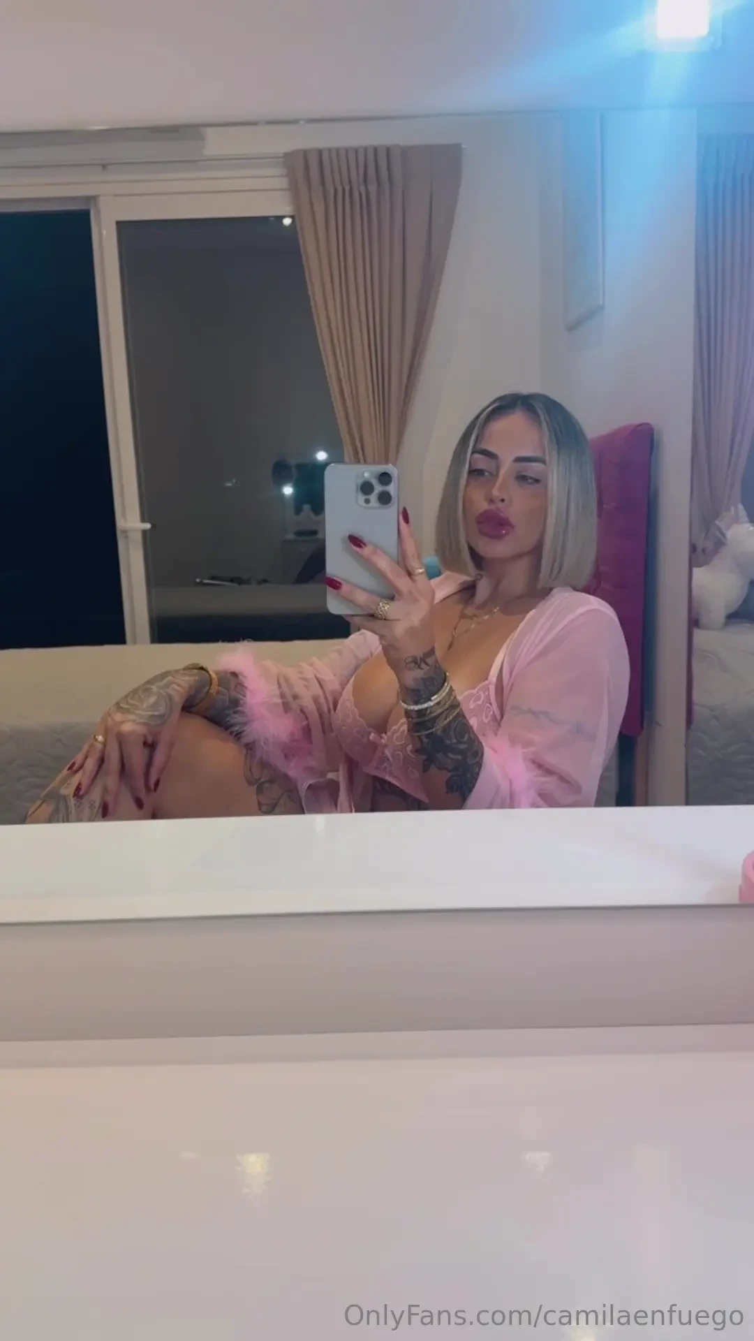 Todo rosa como una princesita pero m rame bien debajo de los 