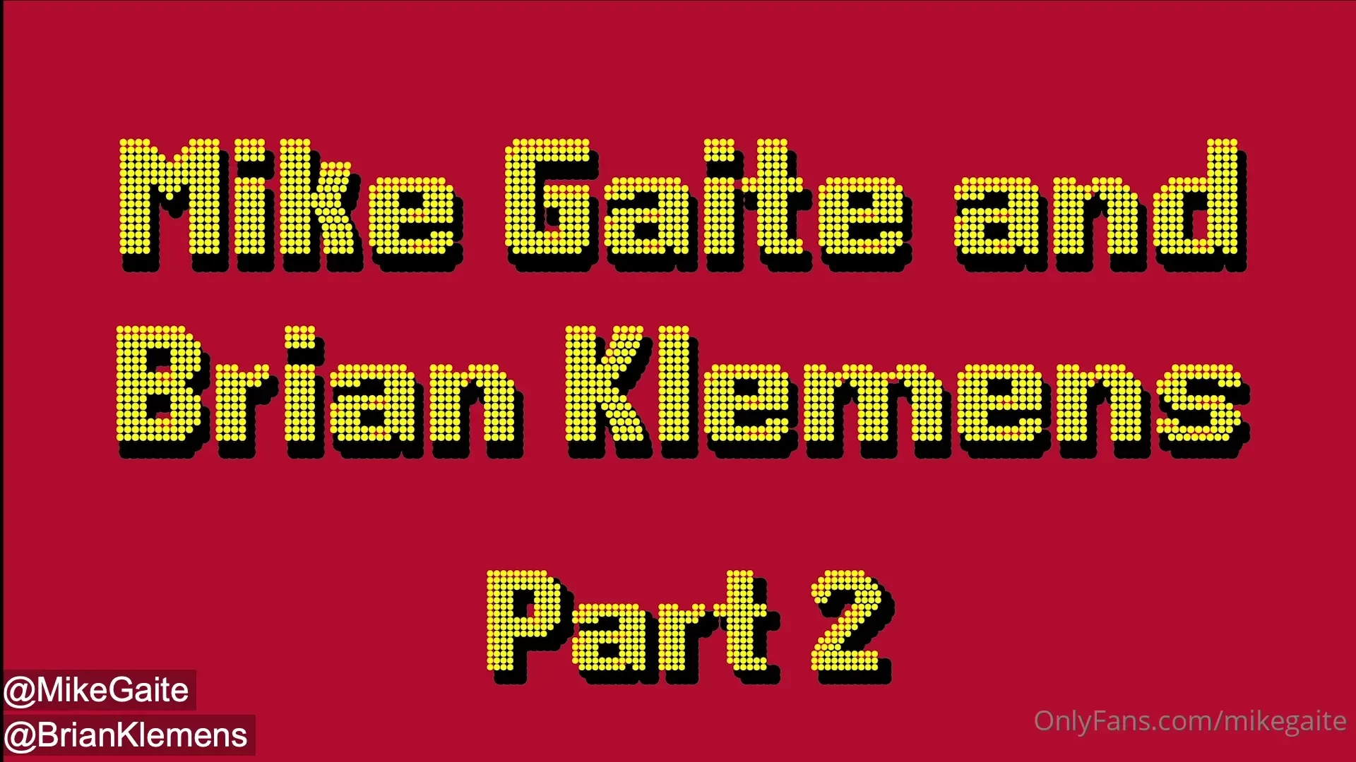 Part two with klemens brian 