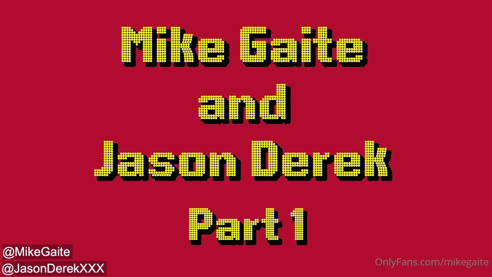 Posting now part 1 of my hot fuck with big dicked stud jasonderekxxx 