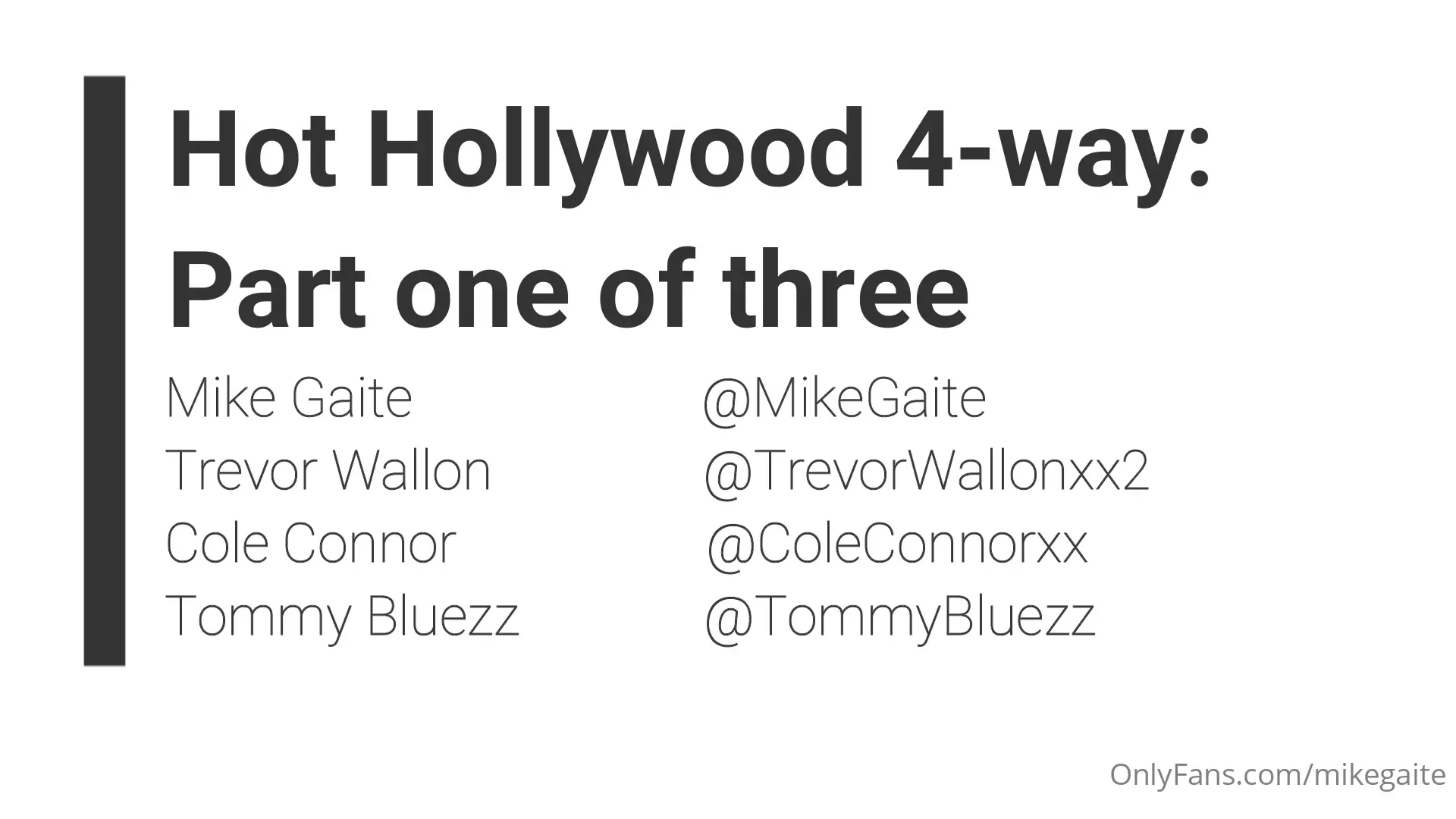 So much sex and muscle part 1 of my hot hollywood 4way posts now with 